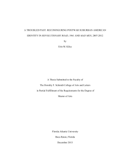 A troubled past: reconfiguring postwar suburban American identity in