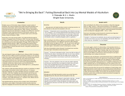 Putting Biomedical Back into Lay Mental Models of Alcoholism