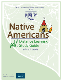 Native Americans - Center for Puppetry Arts