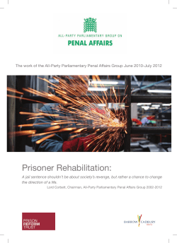 Prisoners Rehabilitation