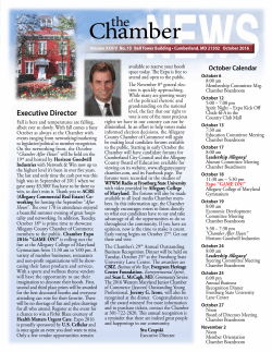 Chamber - Allegany County Chamber of Commerce