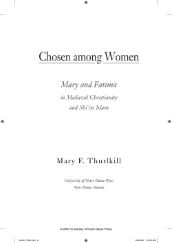 Chosen among Women - University of Notre Dame