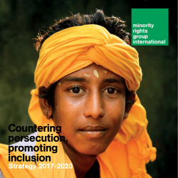 Countering persecution, promoting inclusion