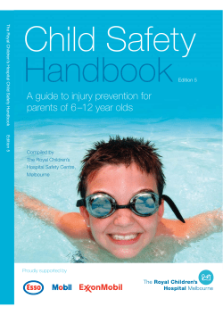 A guide to injury prevention for parents of 6&ndash;12 year olds
