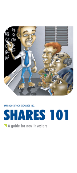 Shares 101 - Barbados Stock Exchange