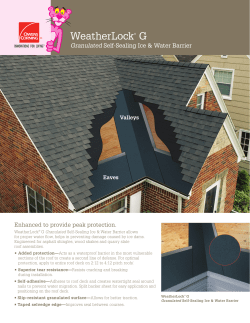 Owens Corning Trade Show Literature Ordering
