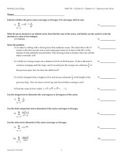 Exam Practice Problems - Berkeley City College