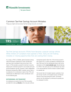 Common Tax-Free Savings Account Mistakes