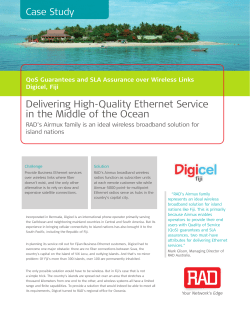 Delivering High-Quality Ethernet Service in the Middle of the Ocean