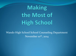 SC College Admissions Data Average Weighted GPA and Test Scores