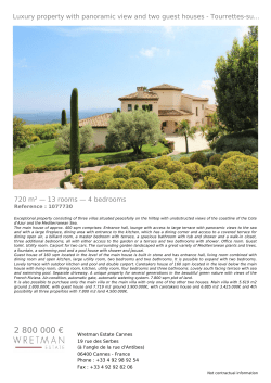 2 800 000 € - Wretman Estate