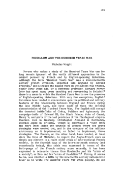 105 Nicholas Wright No-one who makes a study of the Hundred