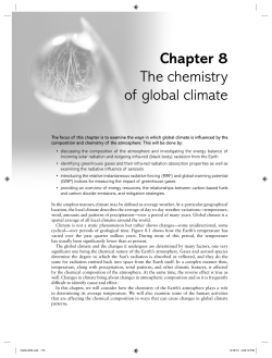 Chapter 8 The chemistry of global climate - Beck-Shop
