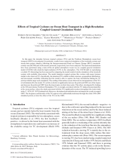 Effects of Tropical Cyclones on Ocean Heat Transport in a High