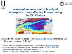 Increased frequency and intensity of atmospheric rivers