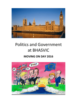 Politics and Government at BHASVIC