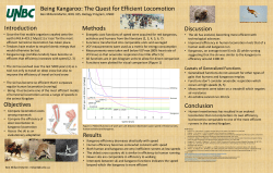 The Quest for Efficient Locomotion