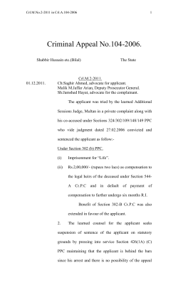 Criminal Revision No