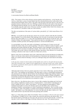 Press Release - Galerie Samy Abraham