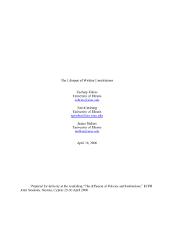 The Lifespans of Written Constitutions