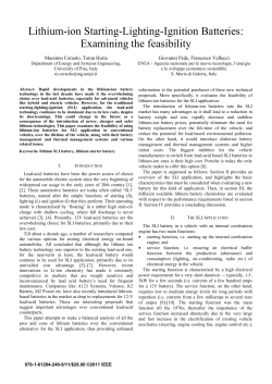 Lithium-ion Starting-Lighting-Ignition Batteries: Examining