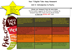 Introduction to Poetry