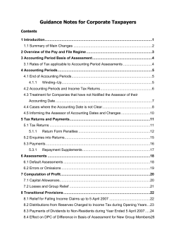 GN38 - The pay and file income tax system for companies (May 2008)