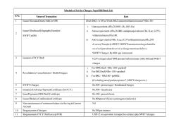 Schedule of Service Charges: Nepal SBI Bank Ltd. S.No. Natureof