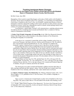 Tracking Immigrant Name Changes