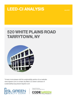 520 White Plains Rd LEED CI 2009 Analysis