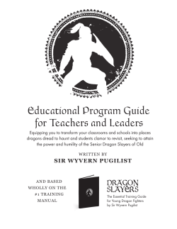 the Dragon Slayers Educational