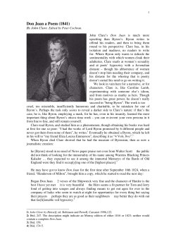 Don Juan a Poem (1841) - Peter Cochran`s Website