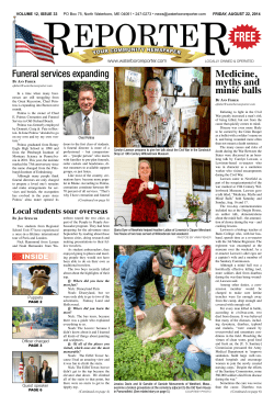 Medicine, myths and mini&eacute; balls Funeral services expanding