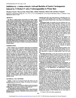Inhibition by 7-Amino-w-butyric Acid and Baclofen of Gastric