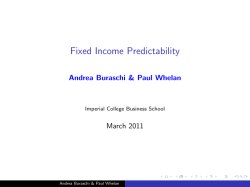 Fixed Income Predictability