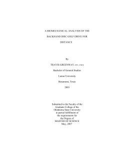 a biomechanical analysis of the
