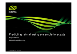 Predicting rainfall using ensemble forecasts