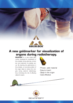 A new goldmarker for visualization of organs during