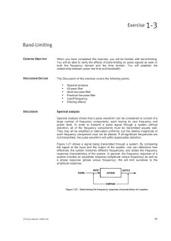 1-3 Band-Limiting - Lab-Volt