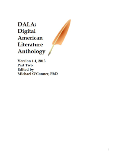 Digital American Literature Anthology, Version 1.1, Part Two