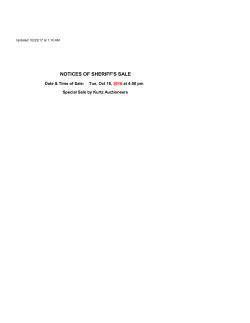 canceled - IN Sheriff Sale