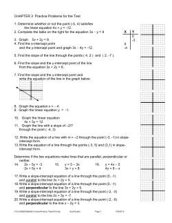 beginning algebra - Cuyamaca College