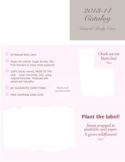 2013-14 Catalog - CASHMERE BATH CO.