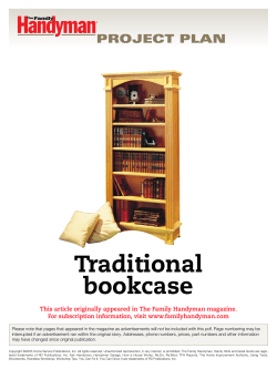 Traditional bookcase
