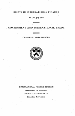 government and international trade
