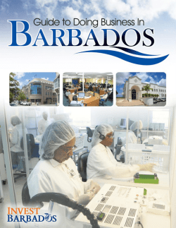 A Guide to Doing Business in Barbados