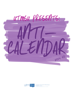 Anti Calendar 2014 Edition