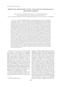 predicting migratory flight altitudes by physiological migration models