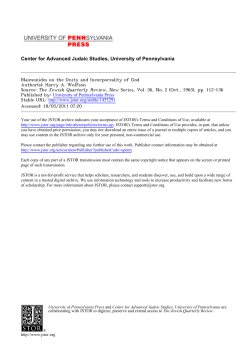 Maimonides on the Unity and Incorporeality of God