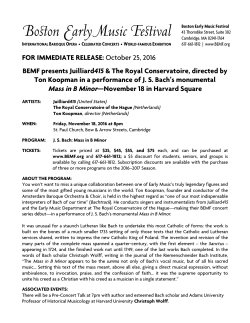 BEMF_release_bminorm.. - the Boston Early Music Festival